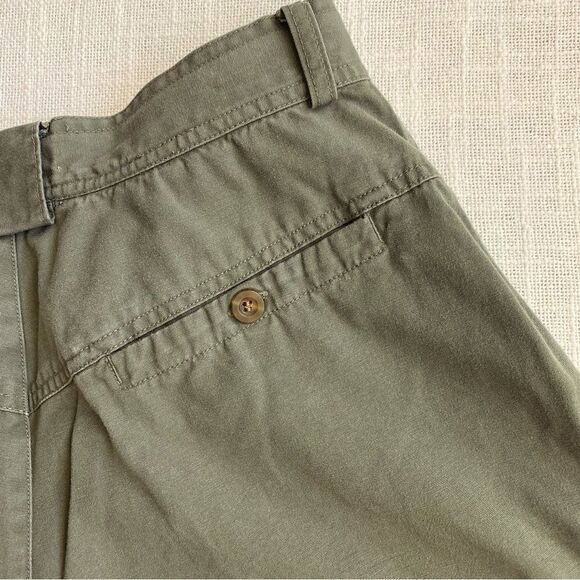 Columbia Sportswear Green 100% Cotton Shorts Pockets Hiking Size16 - Picture 8 of 13